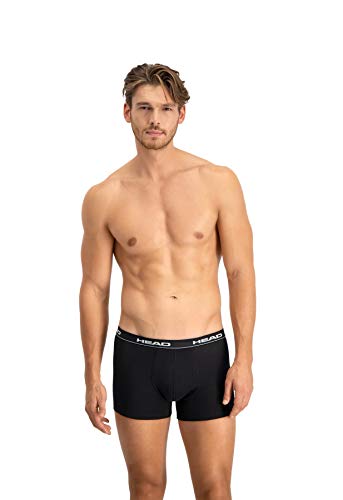 Head Men’s Basic Boxers (5 Pack) Calzoncillos, Negro, M (Pack de 5) para Hombre