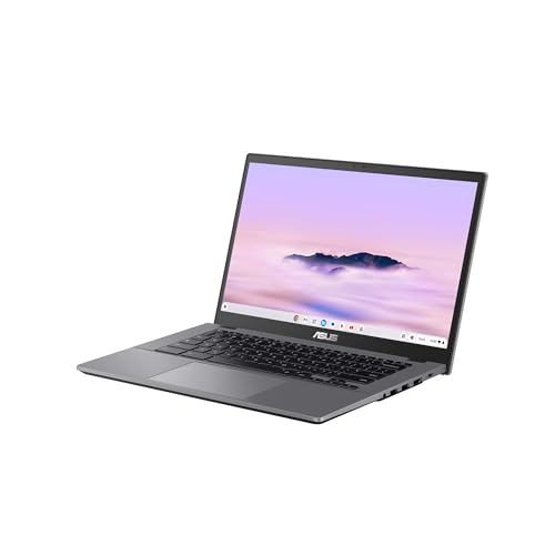ASUS Chromebook Plus CX34 Laptop | 14" FHD entspiegeltes IPS Display | Intel Core i3-1215U | 8 GB RAM | 128GB UFS | Intel UHD | ChromeOS | QWERTZ Tastatur | Grey | – Bild 5