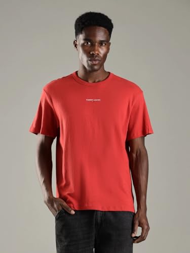 Image of Solid Relaxed Fit Cotton T-Shirt
