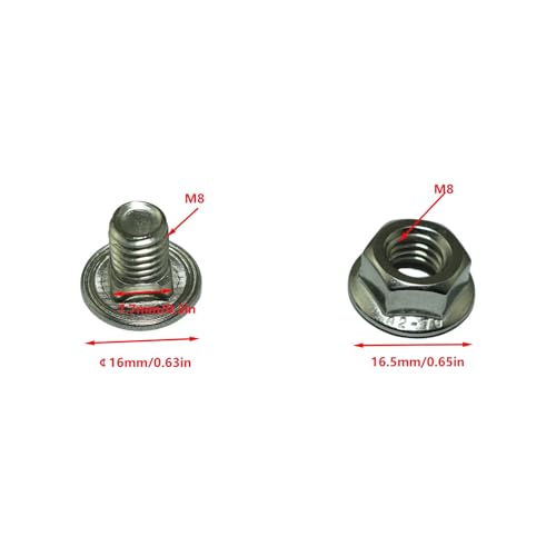 Image of 10 Sets of 304 Stainless Steel Bridge Rack Square Neck Bolts M8x12 Bridge Equipment Round Head Bolts with Neck Carriage Bolts Used for Cable Bridge Rack Connection Angle Steel Rack Assembly