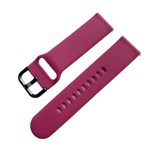 [-ł] Samsung Galaxy Watch 6 5 4 Active 2ΉVRXgbvAHuawei GT 2/3ΉNCbN[XuXbgAX}[gEHb`oh Amazifit Bip 20mm(Wine red)
