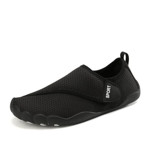Slip-On Training Shoes for Men and Women - Lightweight Thick Sole Gym with Silent Cushion,...