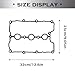 VS50865R Engine Valve Cover Gasket Set VS R Compatible with Audi A5 Quattro A6 Quattro A7 Quattro A8 Quattro Q5 Q7 S5 SQ5 S4 A5 A6 Q5 Porsche Touareg 713895700 713895800