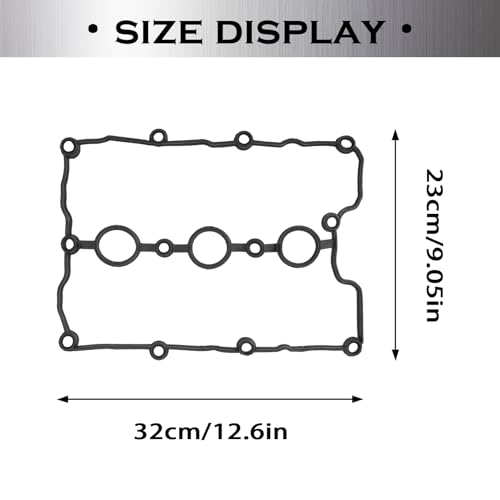 Image of VS 50865 R Engine Valve Cover Gasket Set Compatible with Audi A5 Quattro A6 Quattro A7 Quattro A8 Quattro Q5 Q7 S5 SQ5 S4 A5 A6 Q5 Porsche Touareg 713895700 713895800
