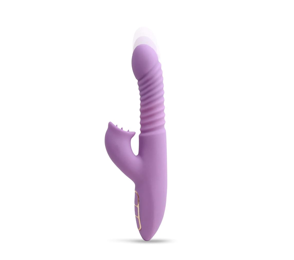 Generic Deep Massager - Deep Tissue Massager Rabbit Thrusting Vibrator for Women and Couples XB19948 Like on Photo