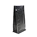 AwePackage 12 oz Resealable Box Pouch Coffee Bag with valve - Flat Bottom Pull Tab Zipper (50, Matte Black)