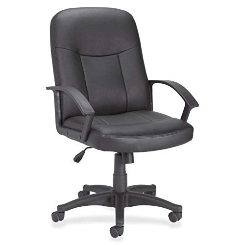 Lorell Leather Managerial Mid-Back Chair