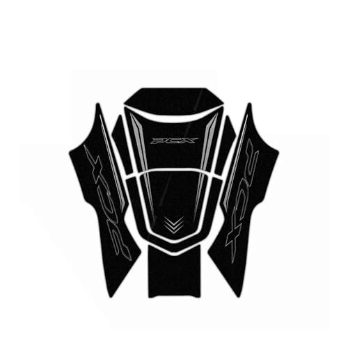 Tapis traction latéral réservoir PCX 160 autocollant givré