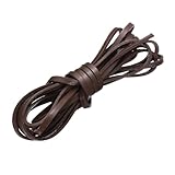 [Amplias Aplicaciones] - El cordón de cuero sirve para hilos decorativos de bolsos, cordones de zapatos, encuadernación, envoltura de mangos de herramientas, pulseras, tobilleras, cinturones y otras manualidades DIY.