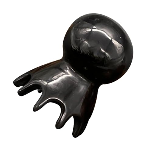 TOVINANNA 1pc Octopus Massage Comb Head Massage Tingler Scrubber Vent Brush Head Massager Dandruff Cleaning Brush Yak Horn Comb Natural Made Horn Consumption