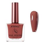 Christmas Nail Polish,Cinnamon Dark Pink Nail Varnish Smooth Colour,Long Lasting, High Glossy for DIY Salon Manicure at Home, No Need UV,Chip Resistant (10ML)