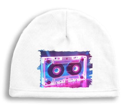 MERCHANDMANIA Gorro Deportivo Cinta Casette Retro Vintage