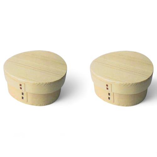 J-kitchens 弁当箱 2pcs セット 木の膳 ナチュラル ディナーウェア 木製 NO.183323