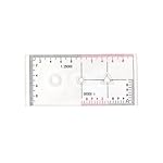 Lector de coordenadas y transportadores, escala de...: Escala transparente, hecha de material de calidad, larga vida útil. Simplificación del proceso de cálculo. Para los entusiastas. Peso ligero y fácil de llevar. Para ejercicios, entrenamiento de combate real, juego de simulación de guerra y otras ocas...