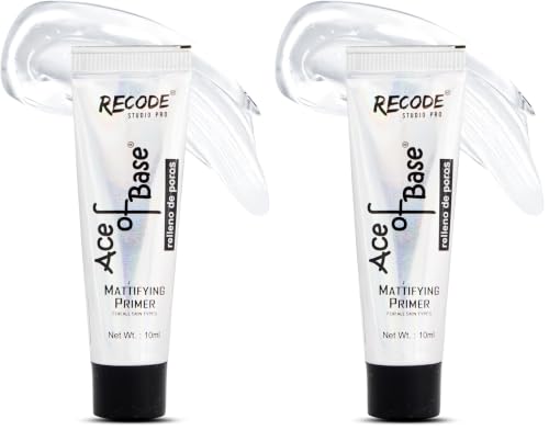 Image of Recode Makeup Primer for Oily Skin & Dry Skin 10 ml - Ace Of Base Primer (Pack of 2)