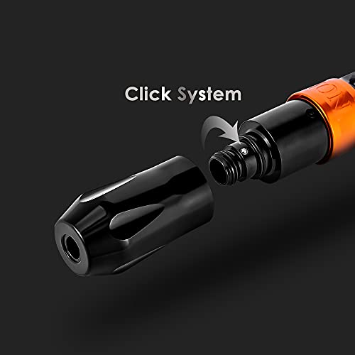 Ambition Troll 1950Mah Wireless Tattoo Machine Kit - Rotary Tattoo Cartridge Pen With Digital Lcd Display Custom Coreless Motor Extra Battery & Extra Grip #TOP4