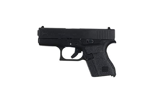 Talon Grips - Wrap Around Adhesive Grip Compatible with Glock 43 - 100% Made in the USA - Easy Installation, Ultra-Thin, Superior Traction, Performs in All Conditions - Available in Granulate, Black Rubber, Moss Rubber