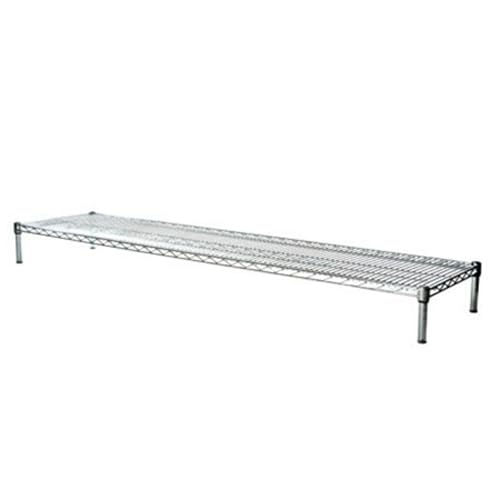 Shelving Inc. 21" d x 72" w x 6" h Chrome Wire Sheving with 1 Tier Shelf, Weight Capacity 800lbs Per Shelf