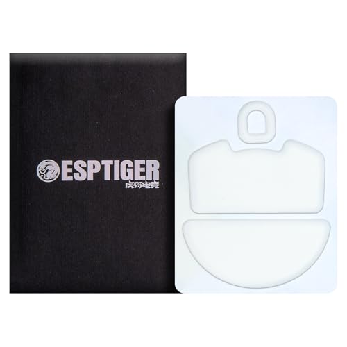 Gaming Mouse Skates ICE - V2 Skates for Razer Viper V3 Pro Mouse Feet 2.5D Edge Treatment Smooth PTFE Material 3M Adhesive - White by ESPTIGER - Used condition - US$10.10