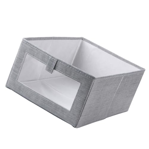 TOYZFRIENDY Contenedor de Almacenaje Plegable Sin Tapa Grande de No Tejida Organizador Multifuncional para Ropa Juguetes y Hogar