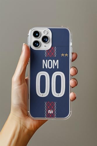 Coque antichoc iPhone 16 personnalisable supporter foot Paris CS