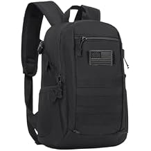 ArcEnCiel 10L/20L Mini X-Small Tactical Backpack MOLLE Daypack Gear Pack Camping Bag with Patch