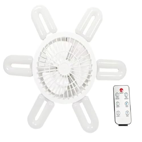 Ventilateur de plafond petite taille avec éclairage LED dimmable intérieur