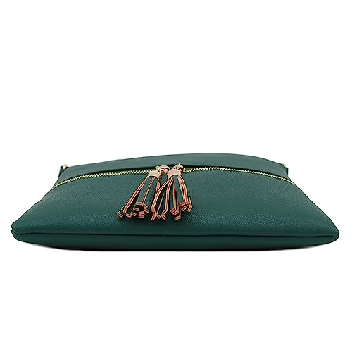 Image of Lightweight Medium Crossbody Bag with Tassel