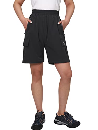 Sangtree Womens Convertible Quick Dry Hiking Cargo Pants Shorts With Multi-Pockets,M #TOP4
