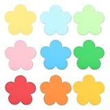 QUARKZMAN 36 Stück Bunte Blumen-Ausschnitte Papier Frühlings-Pinnwand-Dekoration Blumenförmige Die-Cut Papier-Ausschnitte Mit Klebepunkt Für DIY Basteln Klassenzimmer