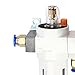 145Psi Tire Changer Machine Parts Air Pressor Oil Water Separator with Pressure Gauge, Oil Water Regulator Separator Regulator Trap Filter Tire Changer Air Pressor Fit for Eagle Ranger Triumph