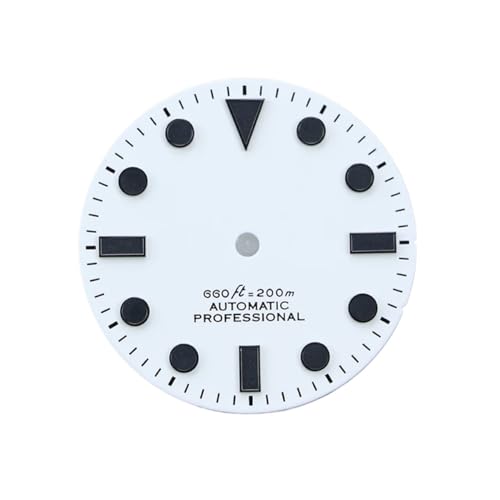 Cadran de Précision 28.5mm sans Logo avec Index Pistolet Vert