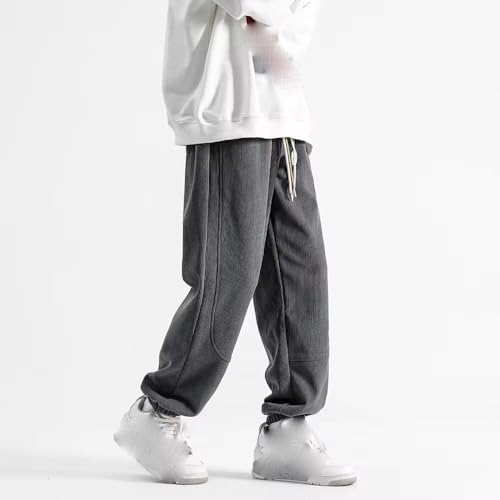 Pantalon décontracté homme cordon de serrage anti-compression