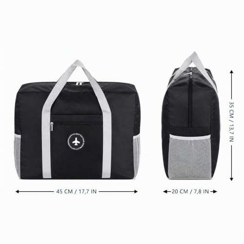 WENRENMK 31L Handgepäck Tasche, Ryanair Handgepäck, Faltbare Reisetasche