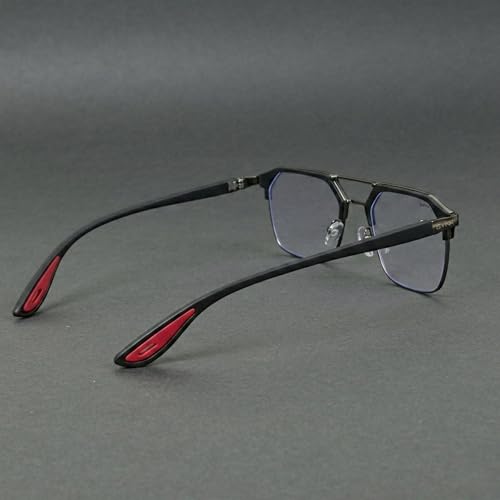Image of GYNK Square Frame Sunglasses for Men | Premium Metal Frame Sunglasses | Fashion Eyewear for Driving, Travel, Riding, Outdoor Activities, Beach & Daily Wear