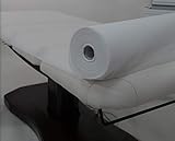 White Disposable Non-Woven Bed Cover ROLL Perforated Massage Table Sheets Wax Facial Chair