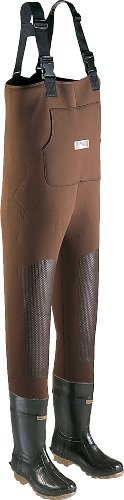 Ranger Cutthroat Heavy-Duty Neoprene Men's Insulated Chest Waders, Dark Brown (A2600)