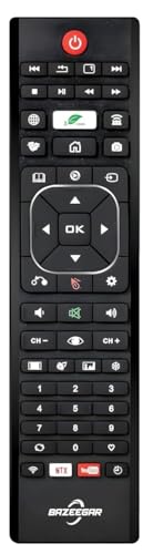 Image of SV BAZ32S Remote Control Compatible for BAZEEGAR 80 cm (32 inches) Glow Series HD Ready Smart QLED Android TV BAZ32S (Black)