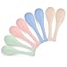 8 Pcs Plastic Spoon Dinner Spoons, Lnrkai Portable Reusable Soup Spoon Reusable Multicolor Lightweight Durable Spoon Dishwasher & Microwave Safe for Gift Set (8PCS)