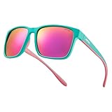 Jefoo Polarized Fishing Sunglasses for Men Women Kayaking Surfing Driving Lightweight Sports Sun Glasses UV Protection