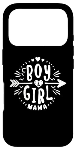Boy And Girl Mama Mom of Two Mommy Mother's Day Birthday �X�}�z�P�[�X iPhone 17 Pro �p