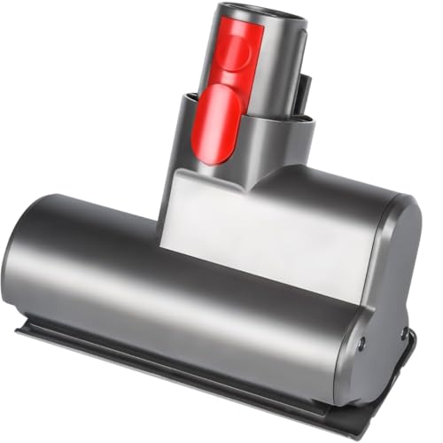 UTIZ Mini Turbo Mites Brush Head for Dyson V7, V8, V10, V11, V15 Cordless Vacuums, Removes Dust, Hair, Mites, Dirt