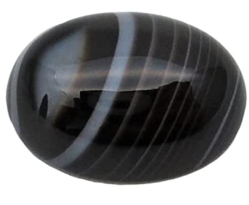 Pierre Sulemani Hakik en onyx noir naturel de 7,50 carats pour votre bien-être