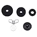 Milisten Non-slip Drum Protective Washers 21pc Drum Felt Pad Kit for Cymbal Stands