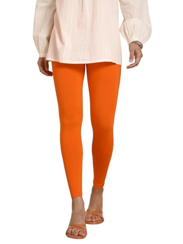Image of TWIN BIRDS Women Viscose Ankle Leggings | Stretchable Kurti Wear Bottom