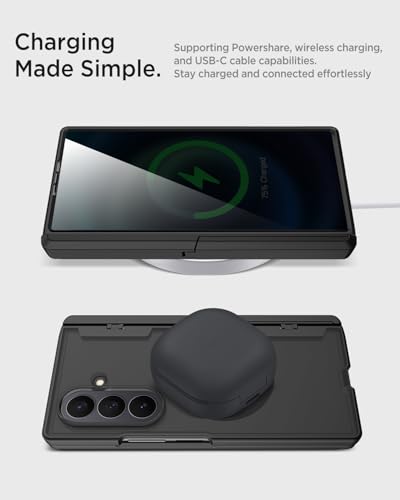 Coque Mag-Safe Samsung Z Fold 7 Antichoc avec Support et Anti-Espion