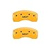 MGP Caliper Covers 21183SMGPYL Yellow Caliper Cover (Set of 4, Engraved Front and Rear: MGP, Yellow powder coat finish, black characters)
