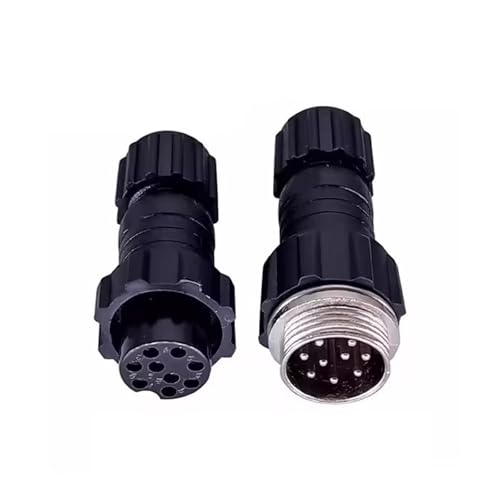 eufeifeiegds 5/20 �Z�b�g QL16 M16 �q�� Ip65 �I�X���X�h�b�L���O�p�l�������R�l�N�^ 2/3/4/5/6/7/8/9pin wefeiegds(Docking 9P,5 Sets)