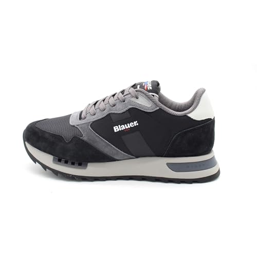 Blauer USA Queens01 - Zapatillas bajas, Marino Marrón, 44 EU