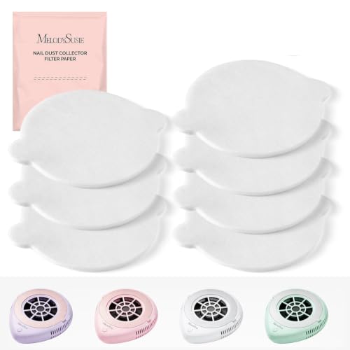 Image of MelodySusie 210Pcs Disposable Filter Papers for PProR Nail Dust Collector